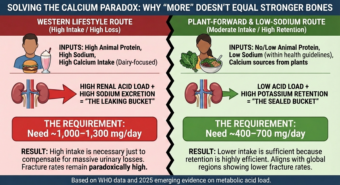 Infographic page 2 on the calcium paradox