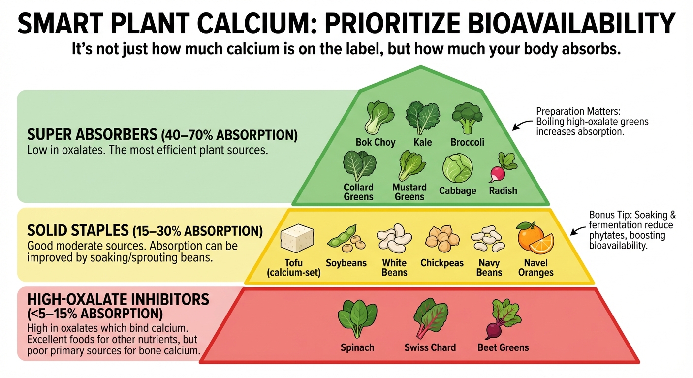 Infographic page 3 on plant calcium bioavailability